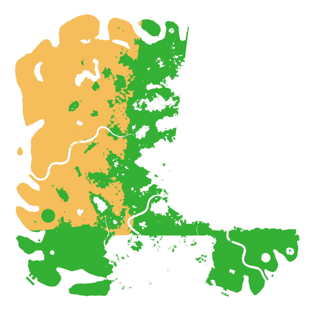 Biome Rust Map: Procedural Map, Size: 6000, Seed: 1088893511