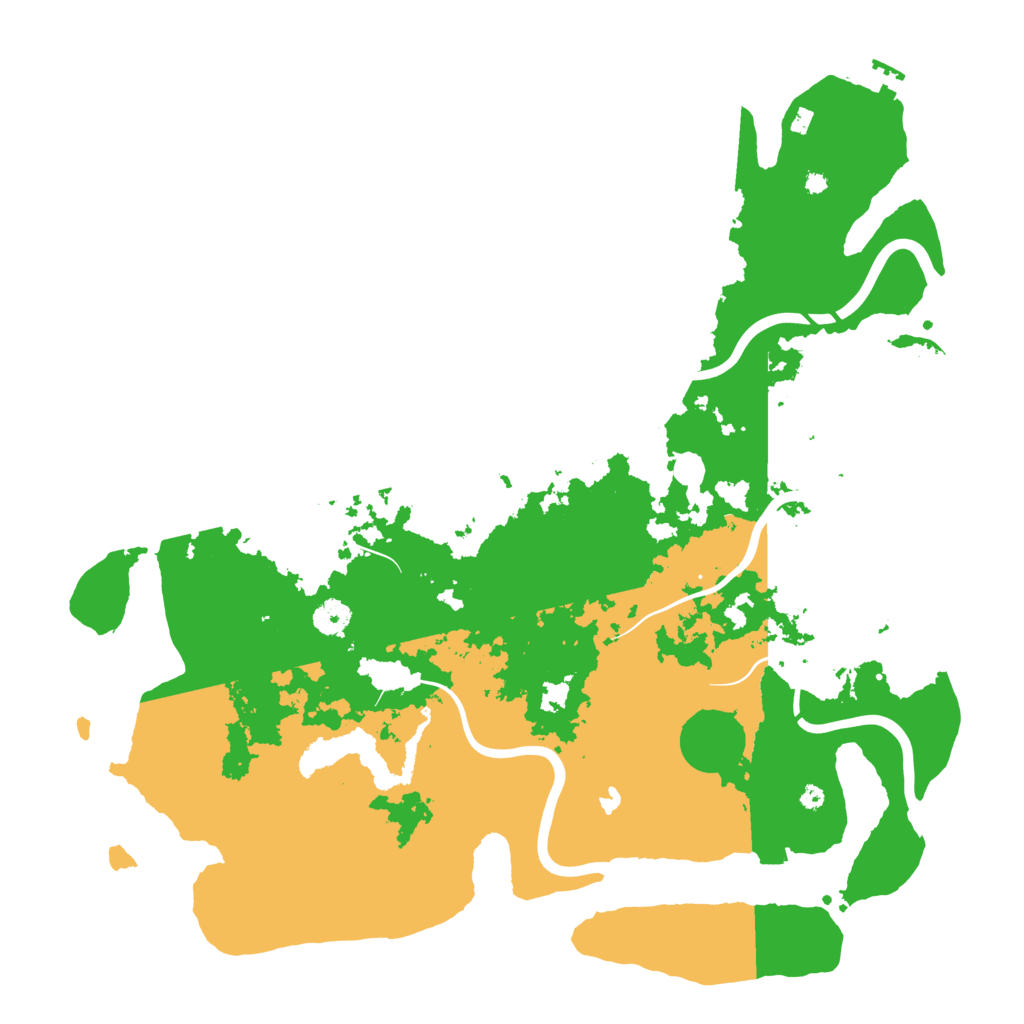 Biome Rust Map: Procedural Map, Size: 4300, Seed: 1599666691