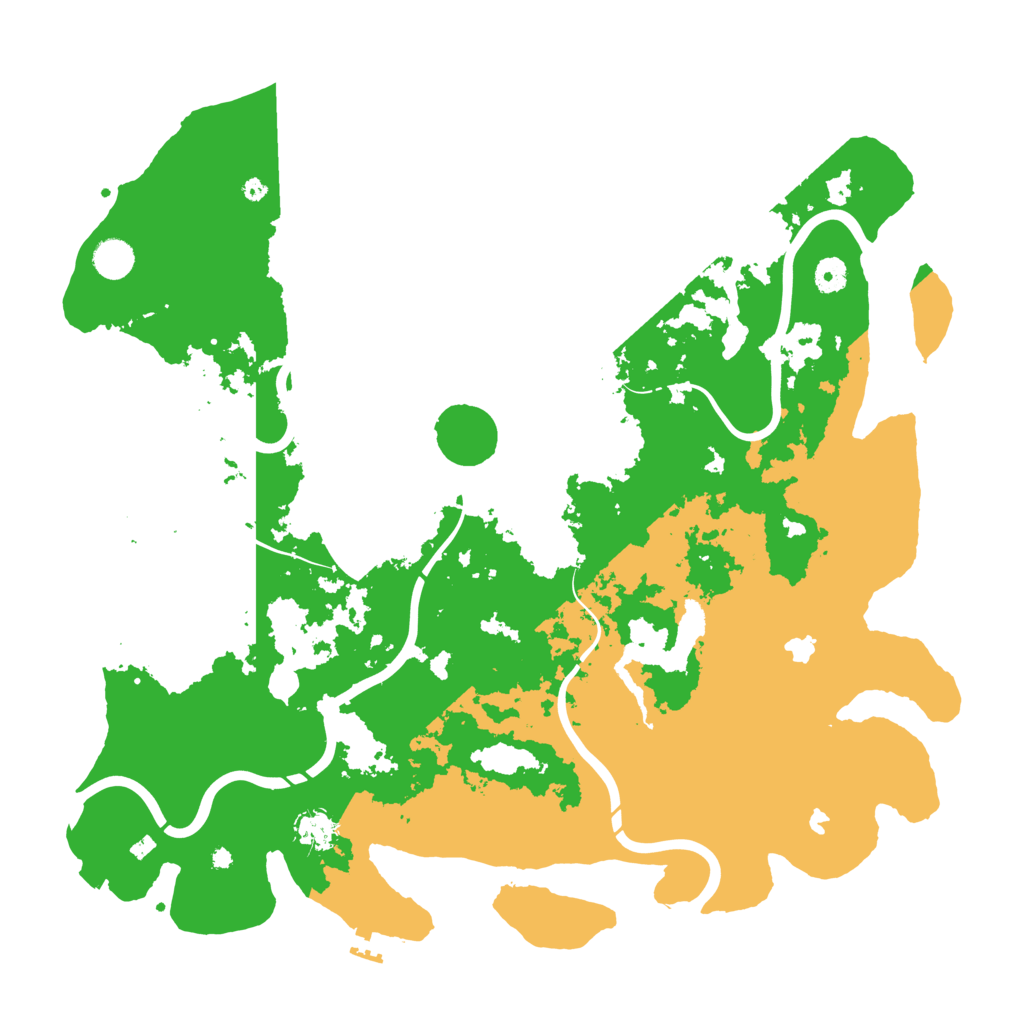 Biome Rust Map: Procedural Map, Size: 4500, Seed: 606837926