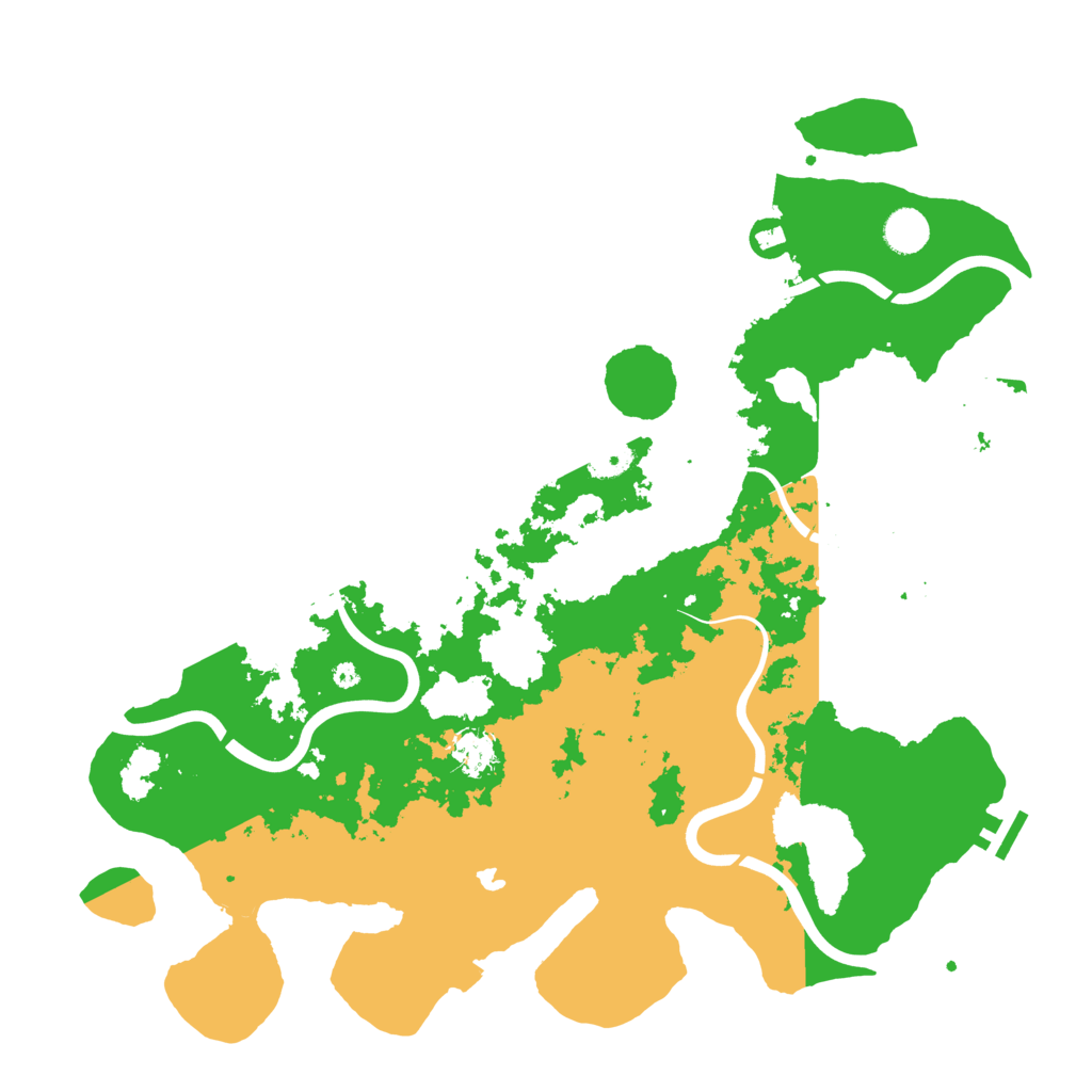 Biome Rust Map: Procedural Map, Size: 4250, Seed: 206487