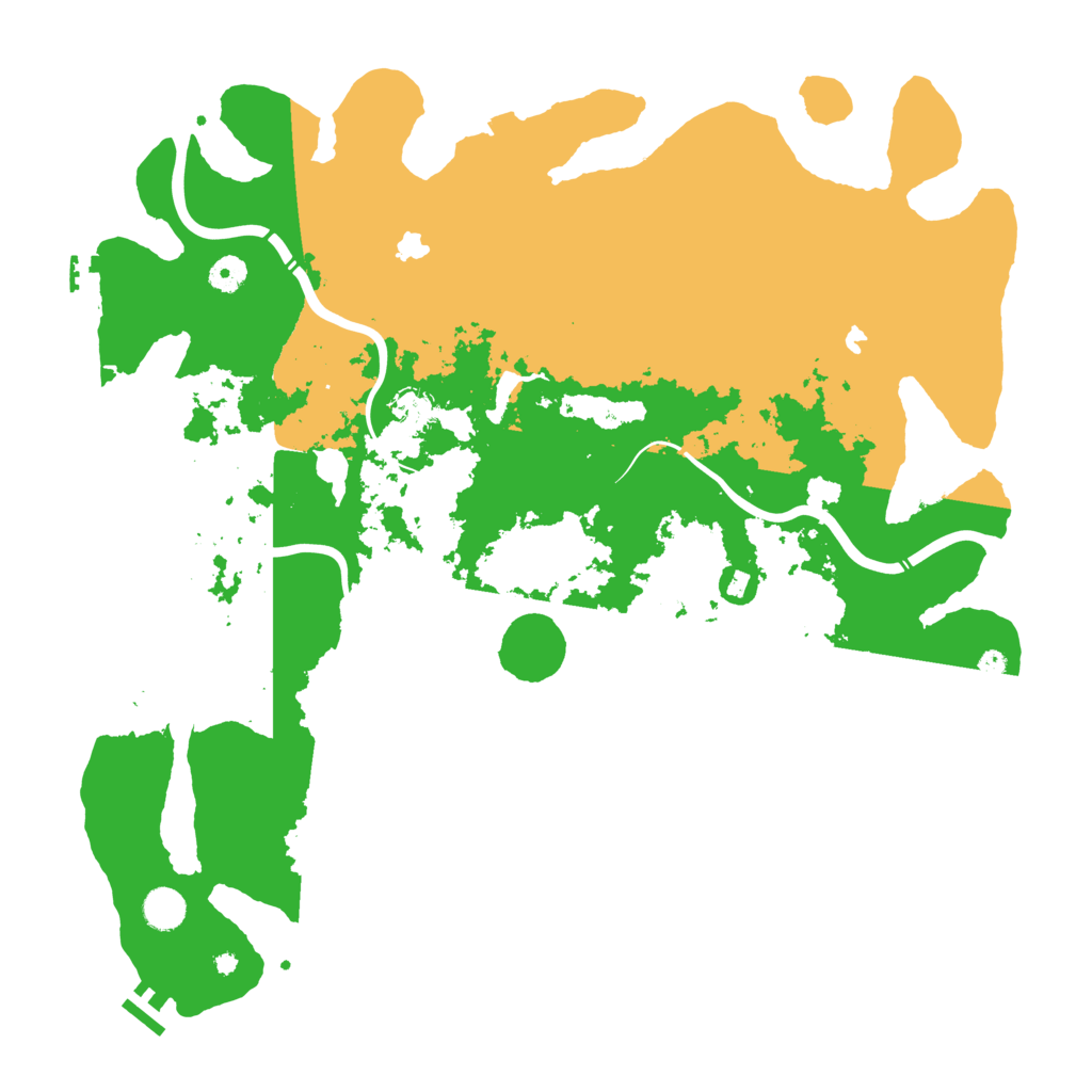 Biome Rust Map: Procedural Map, Size: 4500, Seed: 295588055