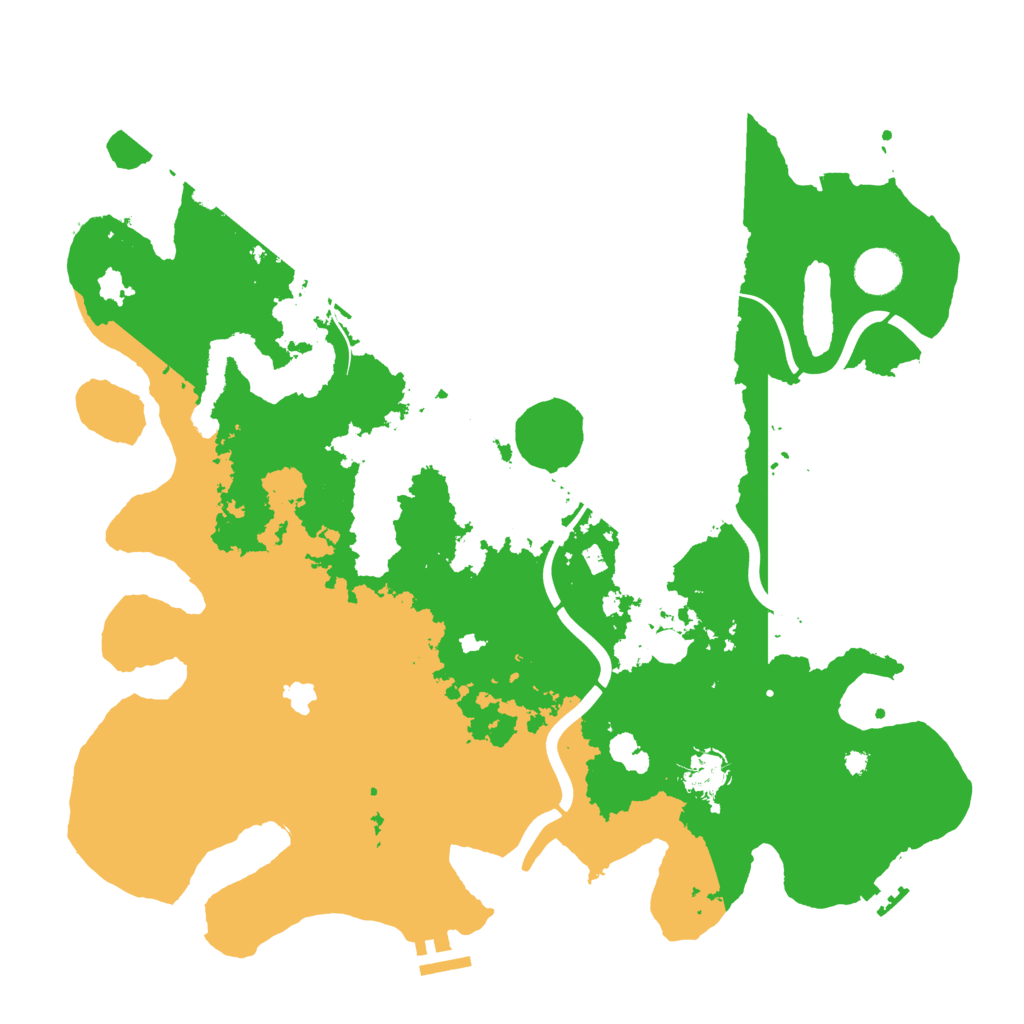 Biome Rust Map: Procedural Map, Size: 4000, Seed: 1992662578
