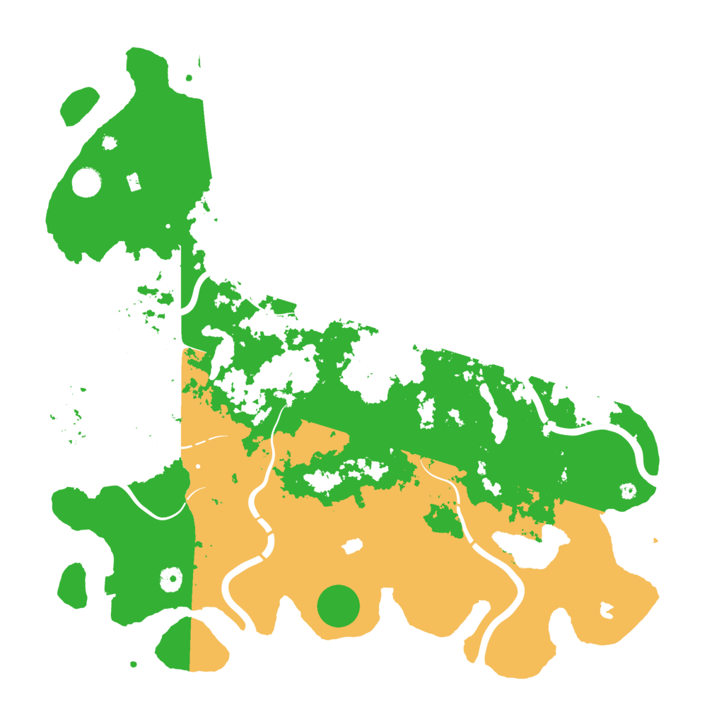 Biome Rust Map: Procedural Map, Size: 4500, Seed: 1037187592