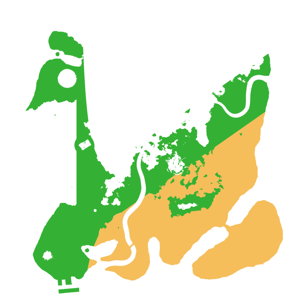 Biome Rust Map: Procedural Map, Size: 3000, Seed: 1539684653
