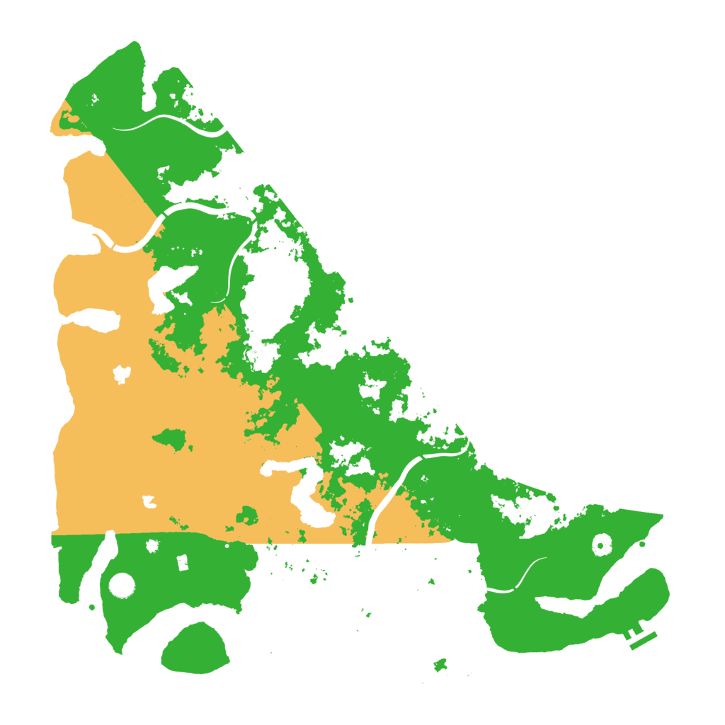 Biome Rust Map: Procedural Map, Size: 5000, Seed: 12556