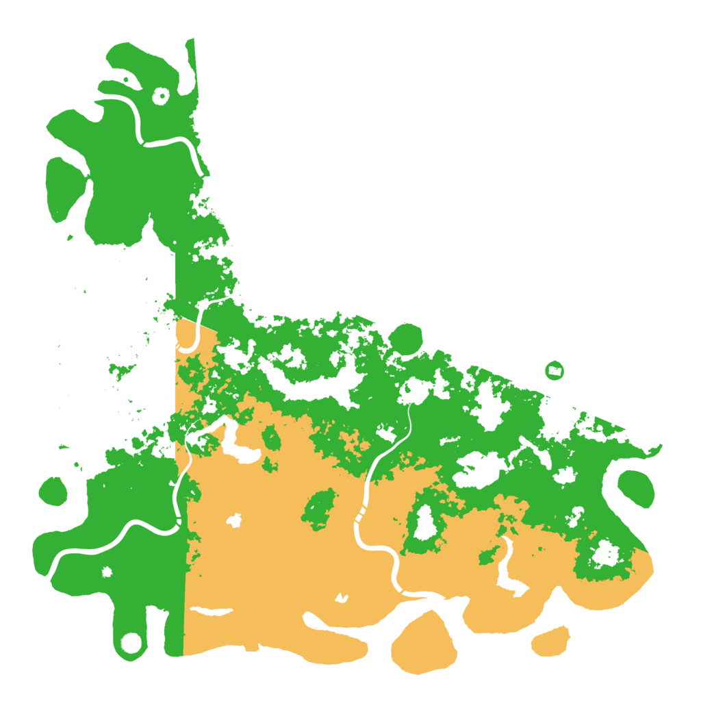 Biome Rust Map: Procedural Map, Size: 6000, Seed: 433354360