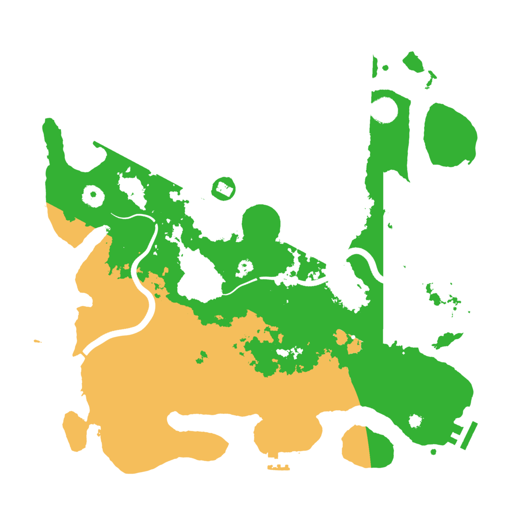 Biome Rust Map: Procedural Map, Size: 3500, Seed: 171031220