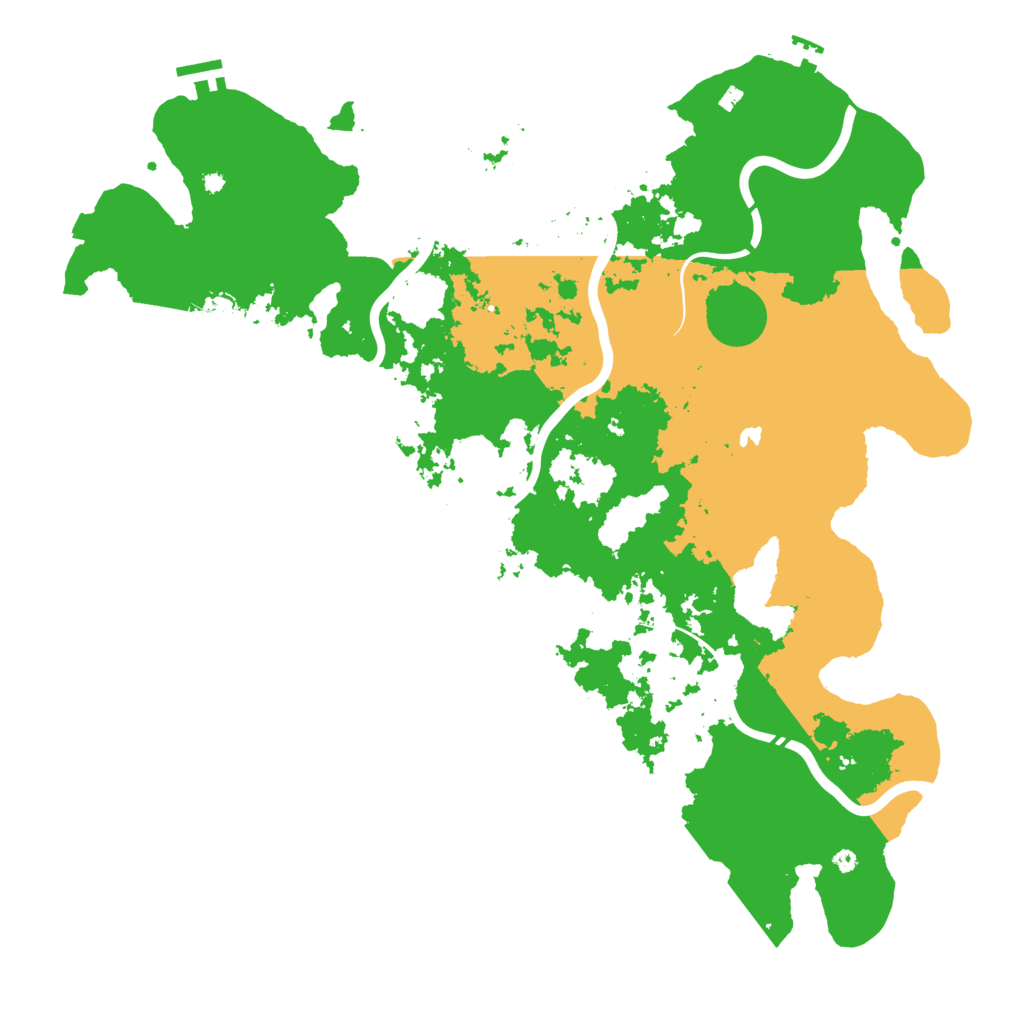 Biome Rust Map: Procedural Map, Size: 4500, Seed: 332035192