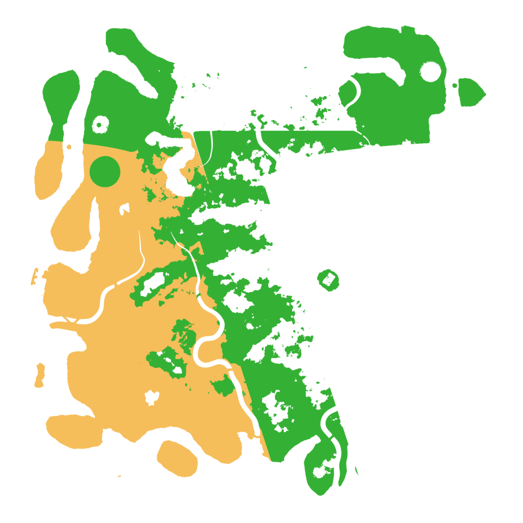 Biome Rust Map: Procedural Map, Size: 4500, Seed: 427954748