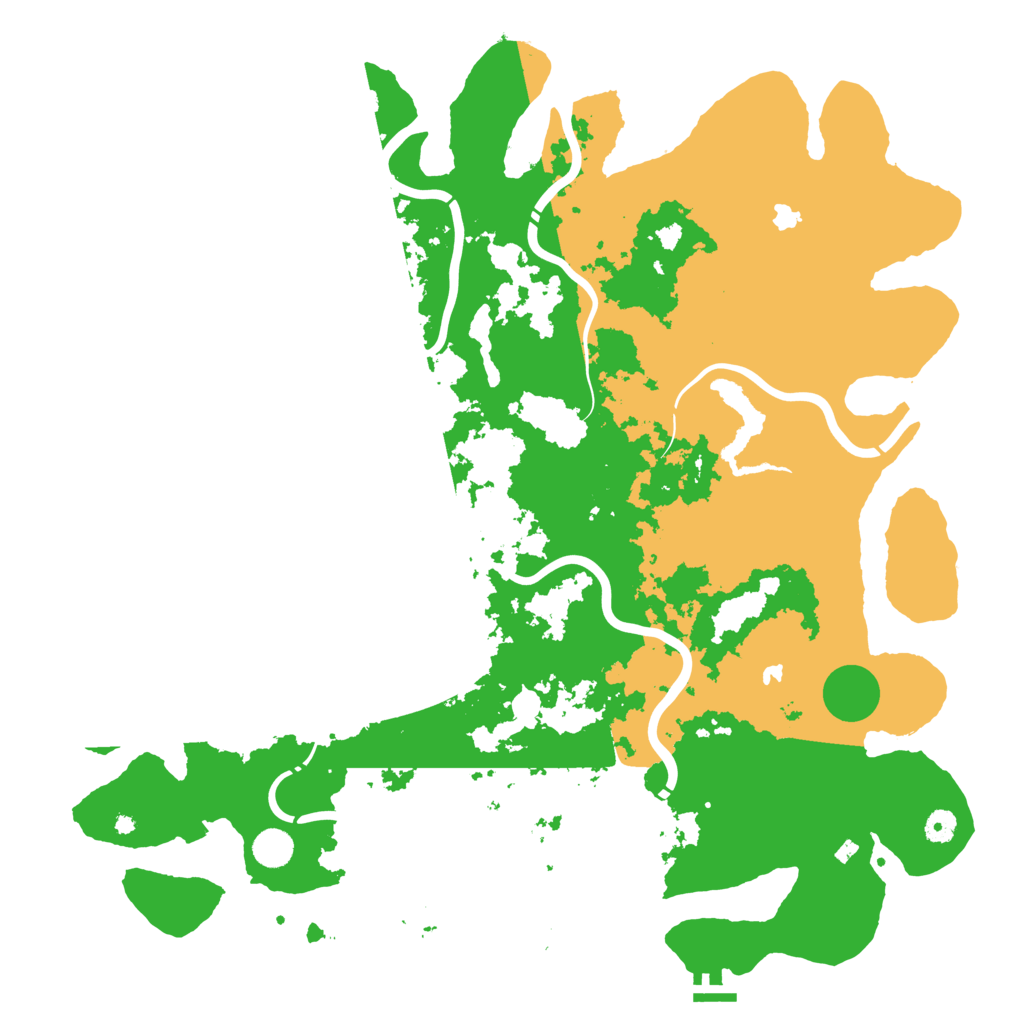 Biome Rust Map: Procedural Map, Size: 4750, Seed: 12345678