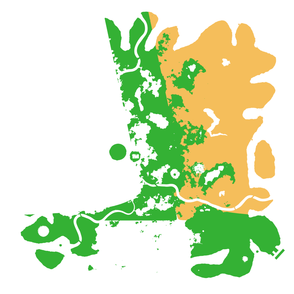 Biome Rust Map: Procedural Map, Size: 4750, Seed: 12345678