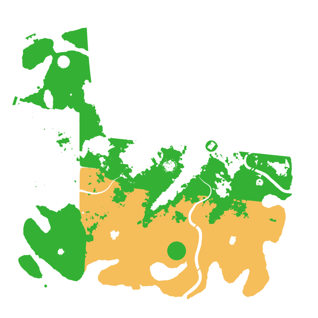Biome Rust Map: Procedural Map, Size: 4500, Seed: 234577088