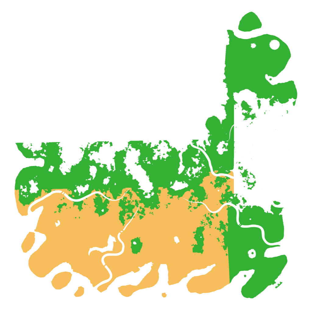 Biome Rust Map: Procedural Map, Size: 5500, Seed: 17762077
