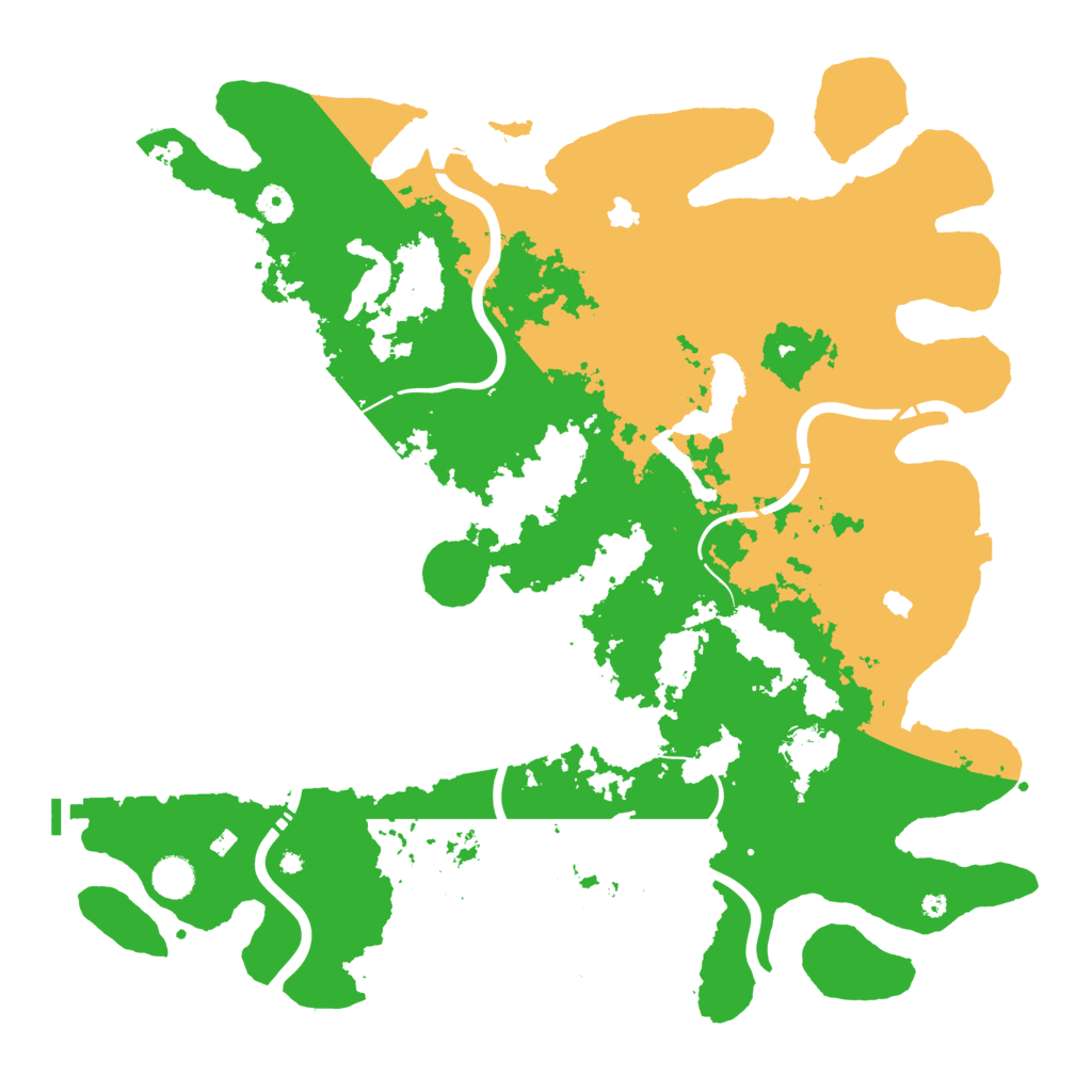 Biome Rust Map: Procedural Map, Size: 4500, Seed: 2148697