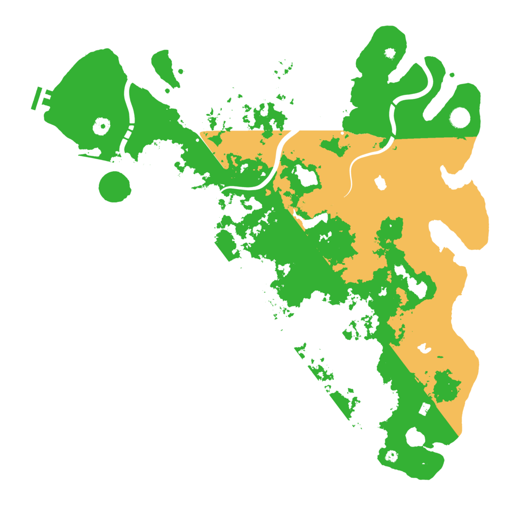 Biome Rust Map: Procedural Map, Size: 4500, Seed: 19569283