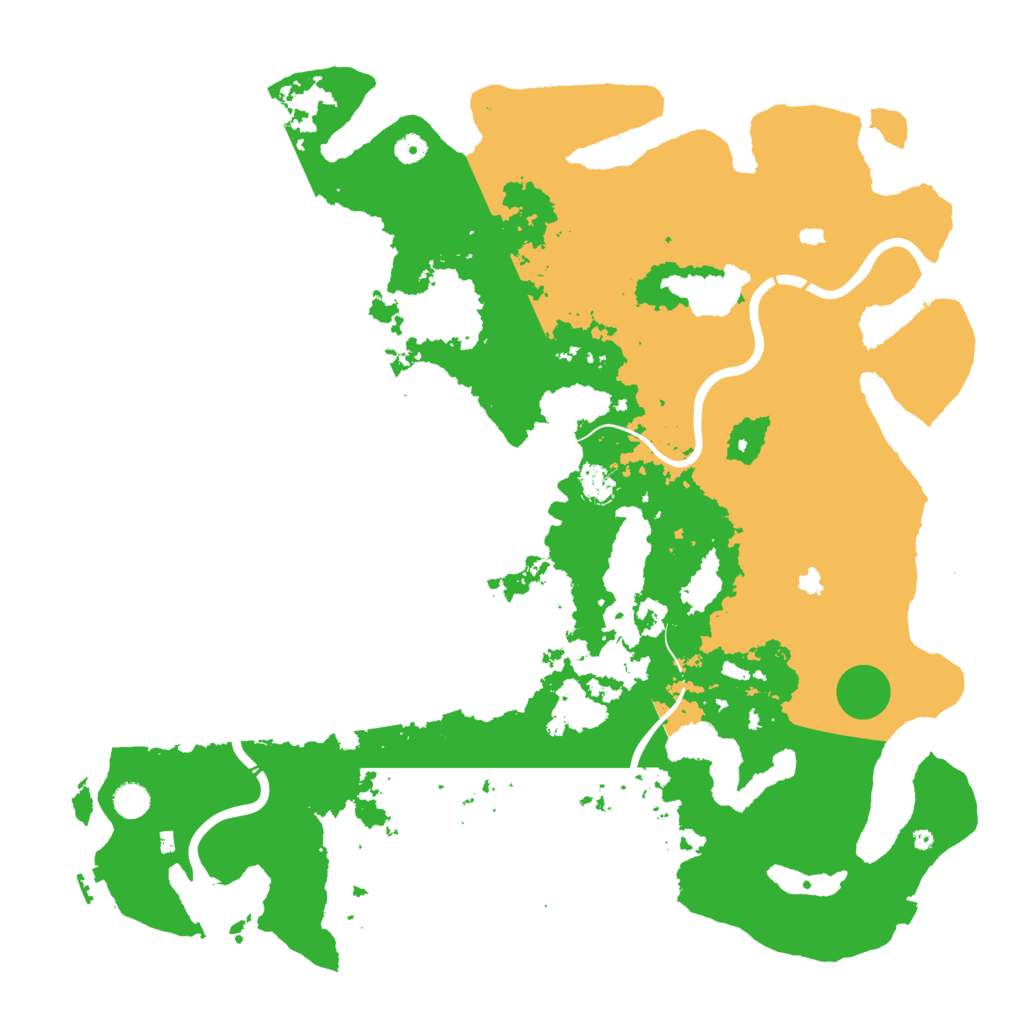 Biome Rust Map: Procedural Map, Size: 5000, Seed: 404705136