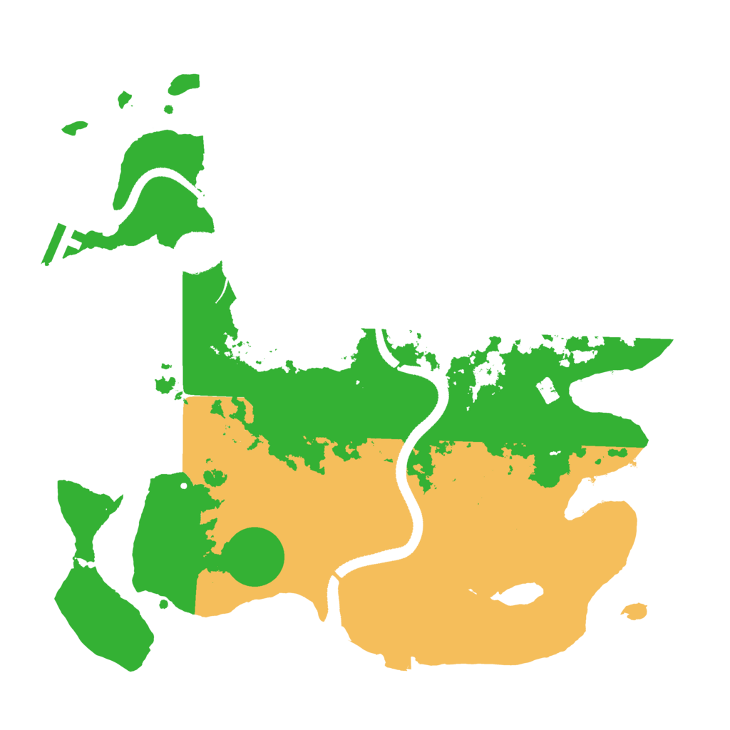 Biome Rust Map: Procedural Map, Size: 3250, Seed: 233473198