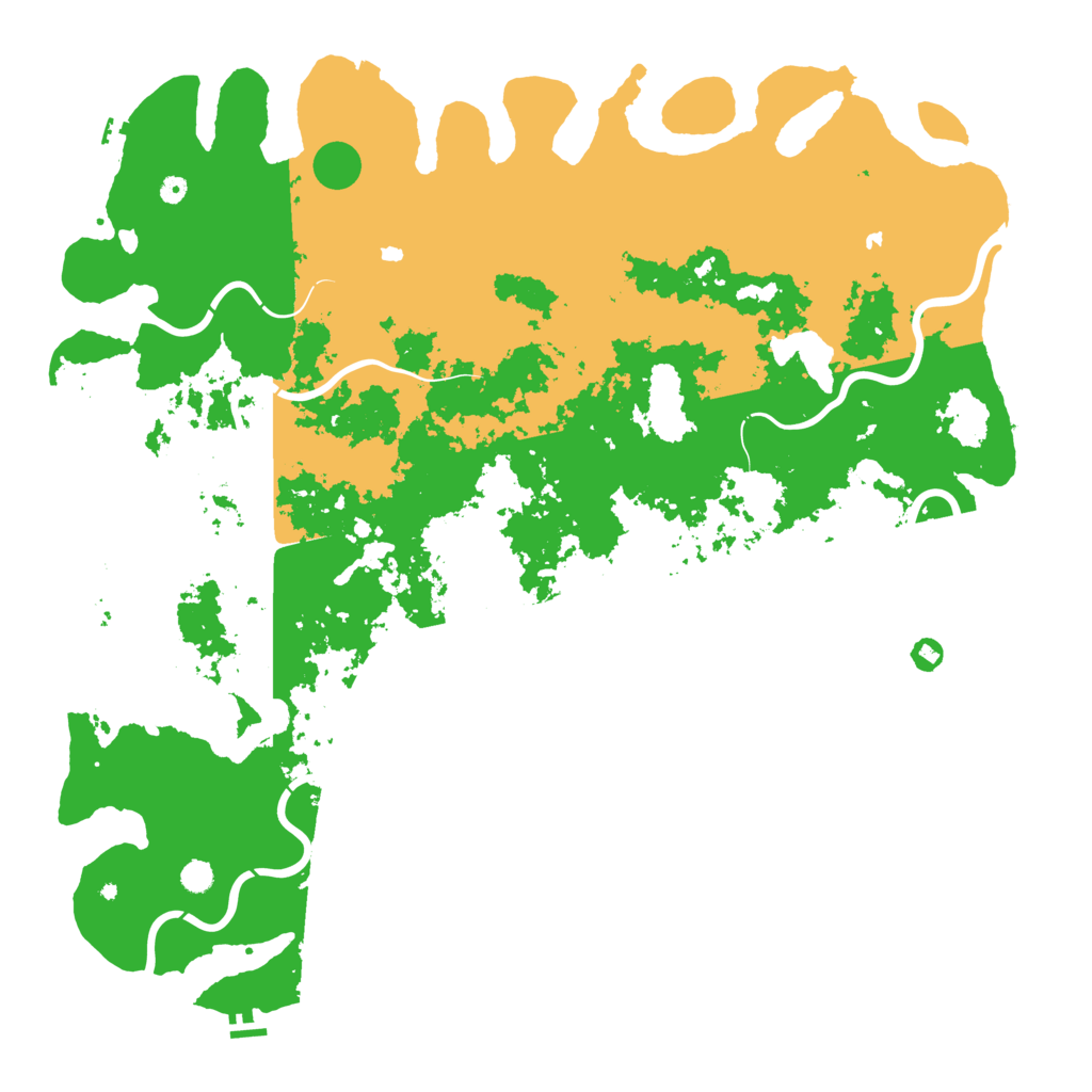 Biome Rust Map: Procedural Map, Size: 6000, Seed: 1631307673