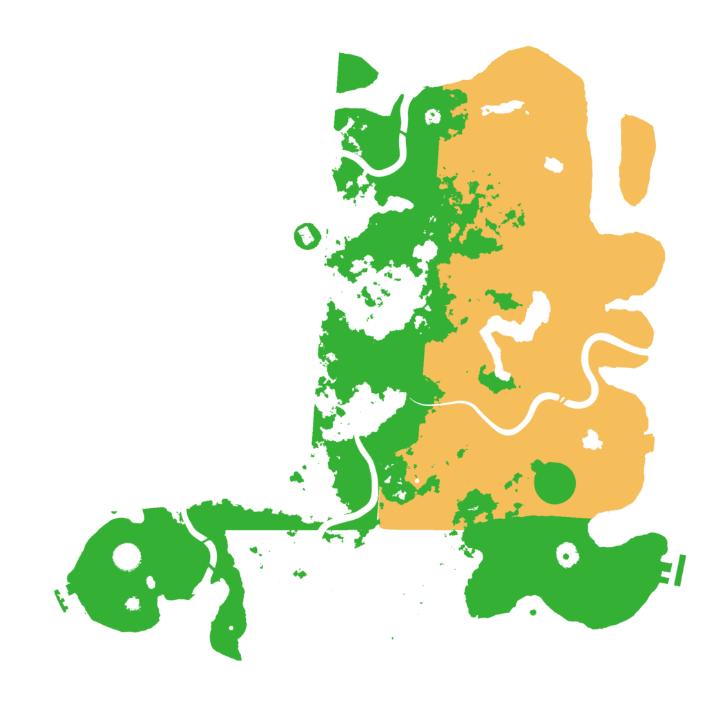 Biome Rust Map: Procedural Map, Size: 4500, Seed: 925610960