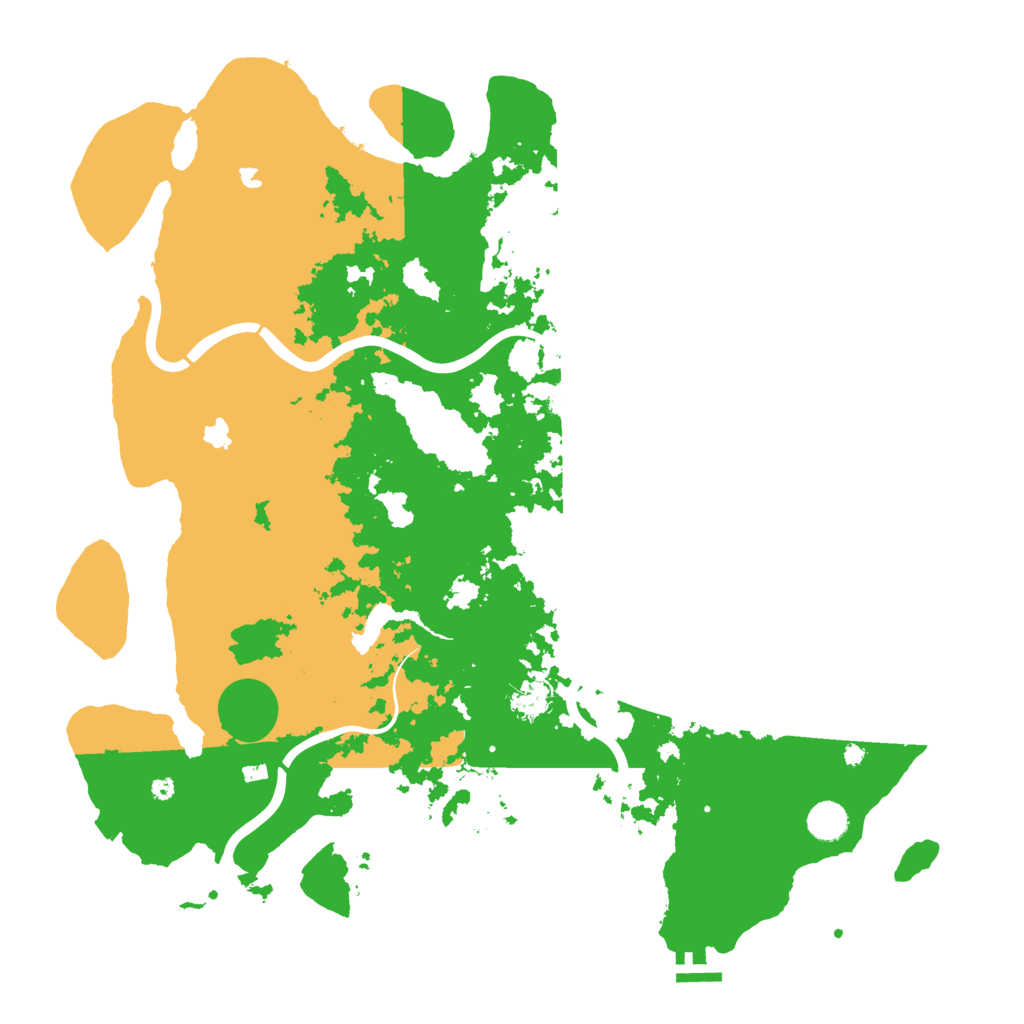 Biome Rust Map: Procedural Map, Size: 4500, Seed: 1274920006