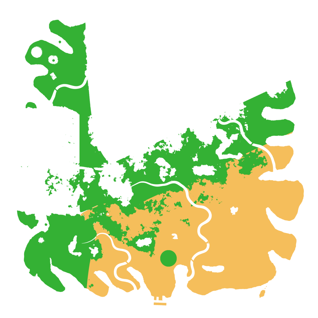 Biome Rust Map: Procedural Map, Size: 5086, Seed: 2082811727