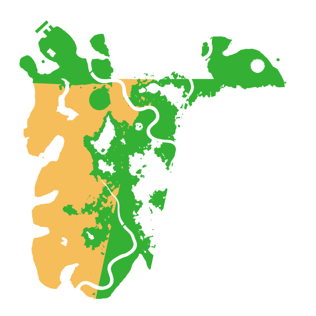 Biome Rust Map: Procedural Map, Size: 4050, Seed: 1772760496