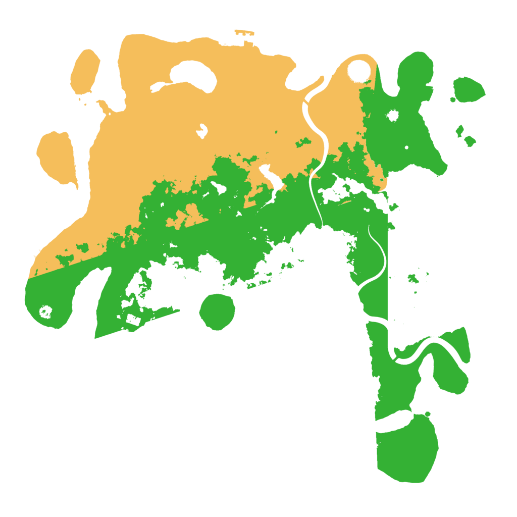 Biome Rust Map: Procedural Map, Size: 4000, Seed: 1975663161
