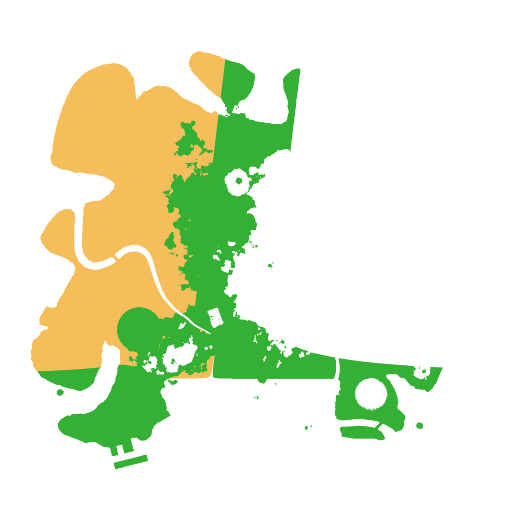 Biome Rust Map: Procedural Map, Size: 3000, Seed: 7895014