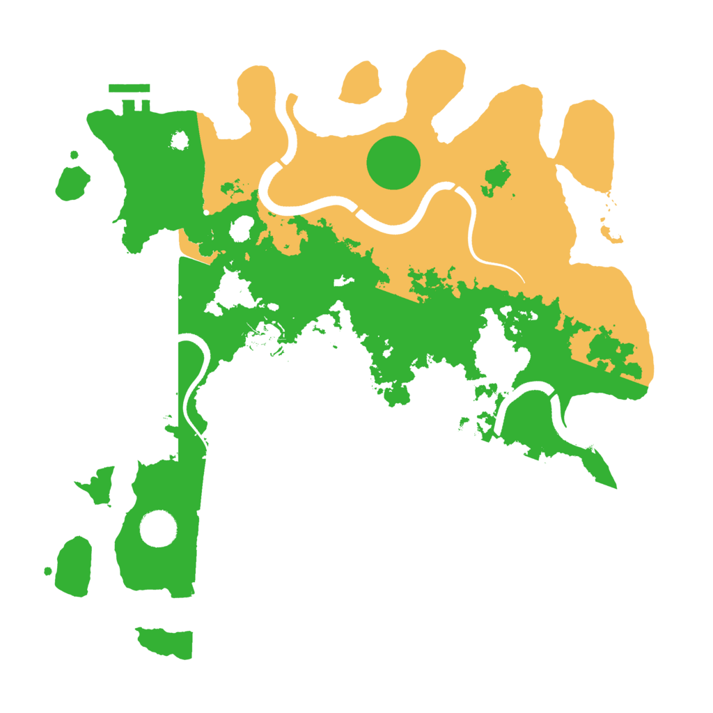 Biome Rust Map: Procedural Map, Size: 3500, Seed: 759746558
