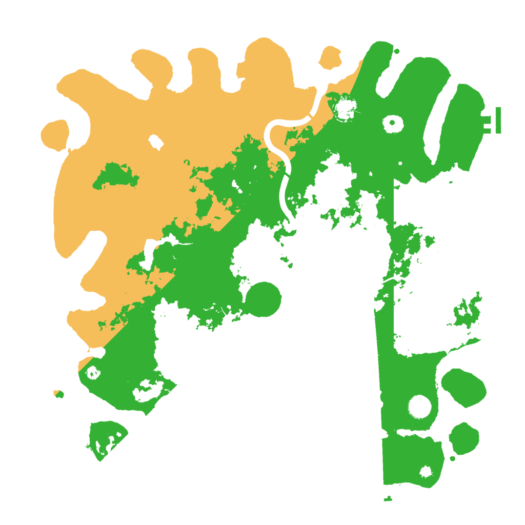Biome Rust Map: Procedural Map, Size: 4000, Seed: 548965
