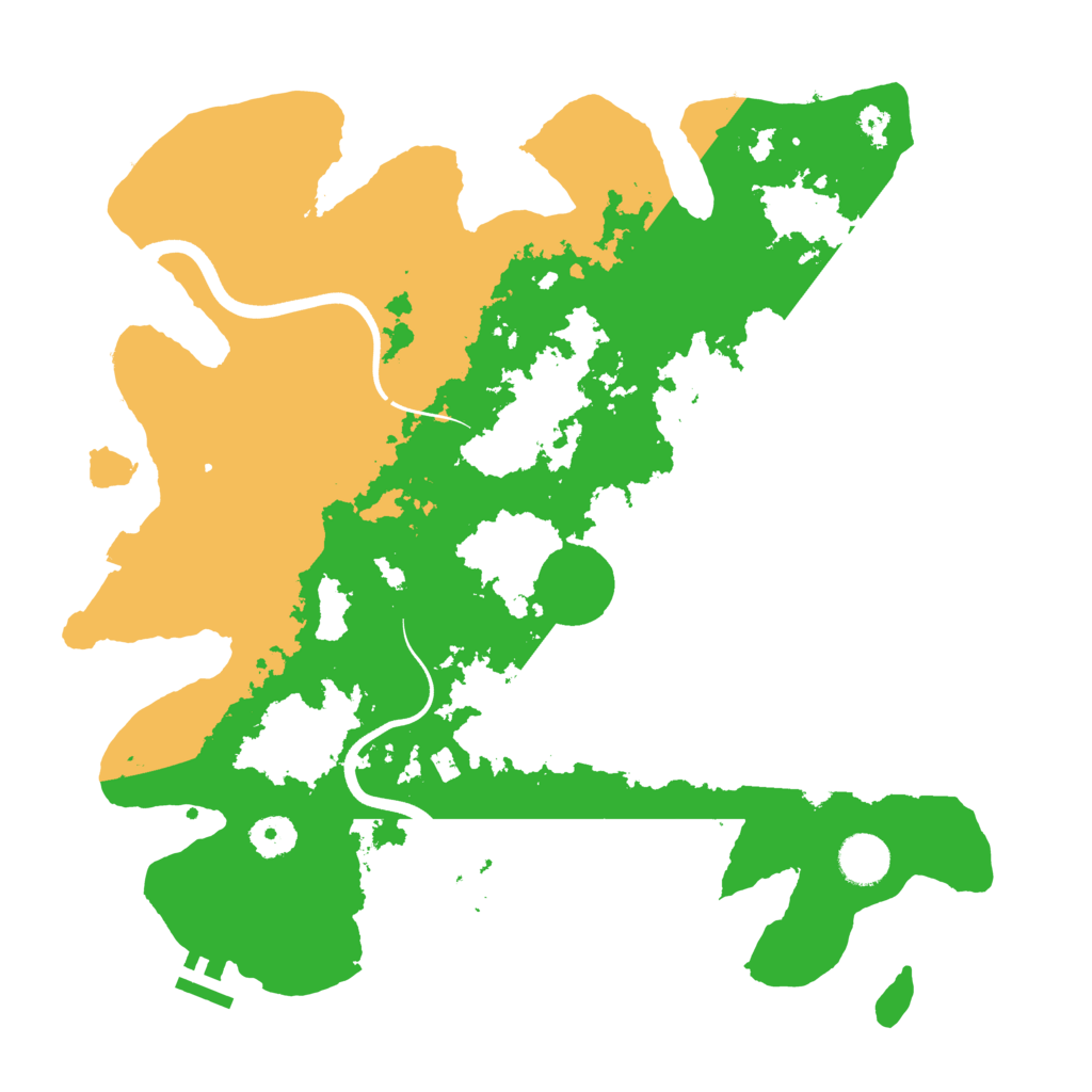 Biome Rust Map: Procedural Map, Size: 3750, Seed: 88375647