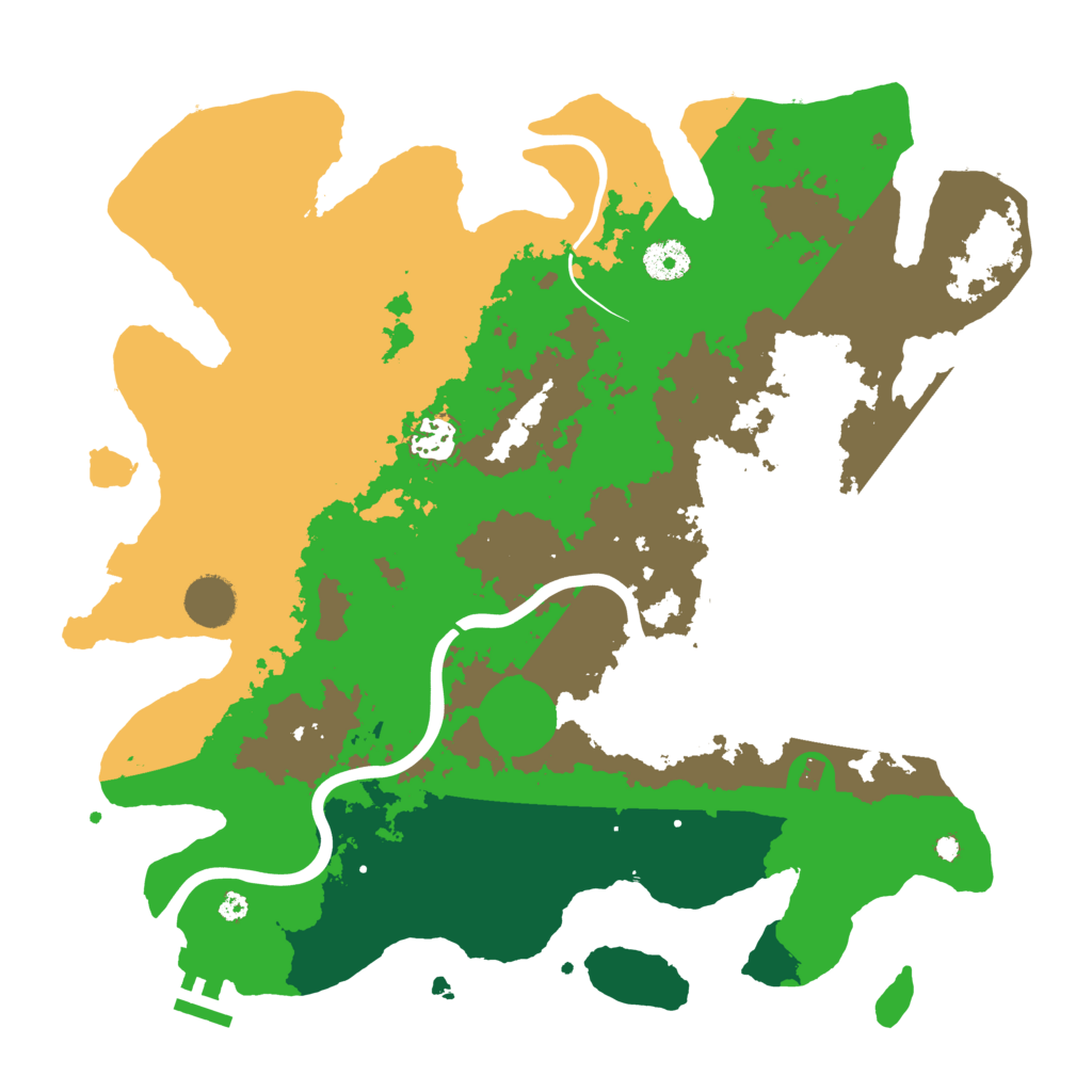 Biome Rust Map: Procedural Map, Size: 3750, Seed: 88375647