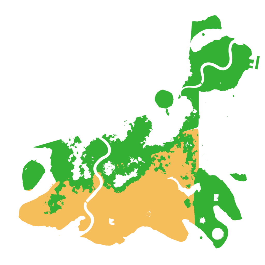 Biome Rust Map: Procedural Map, Size: 4000, Seed: 562025