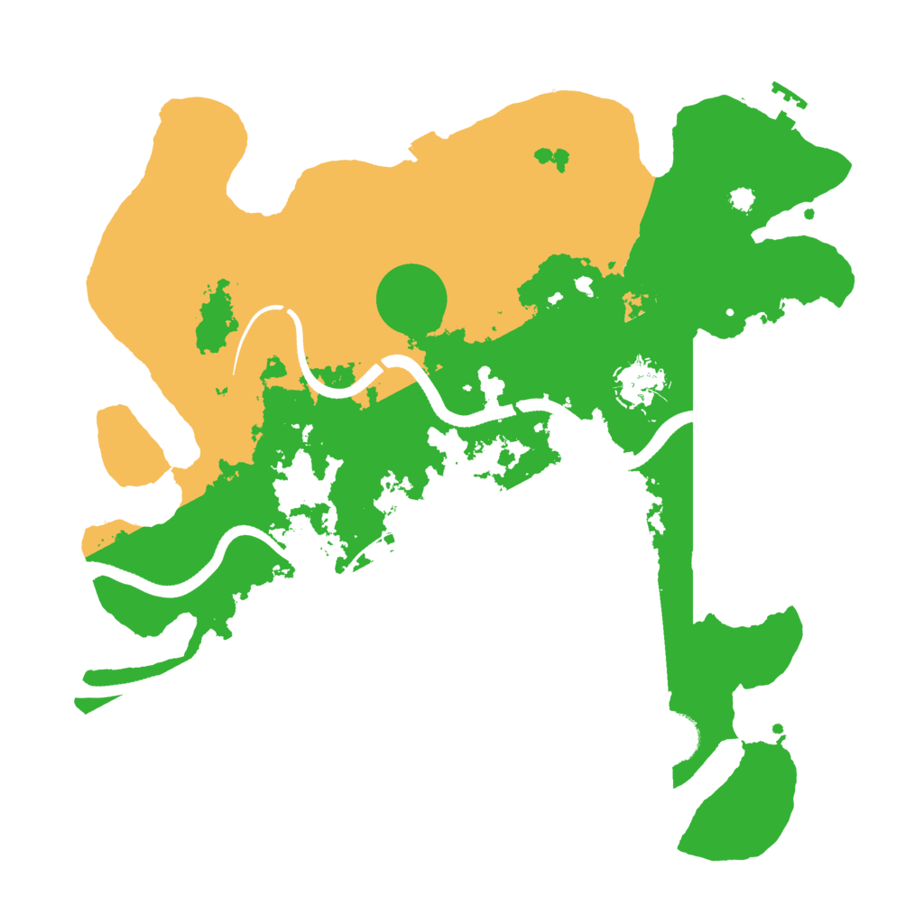 Biome Rust Map: Procedural Map, Size: 3455, Seed: 1377599166