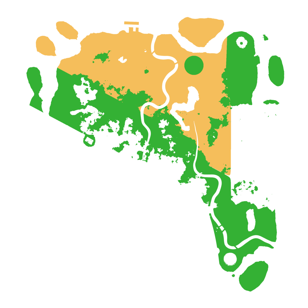 Biome Rust Map: Procedural Map, Size: 4250, Seed: 1016139237