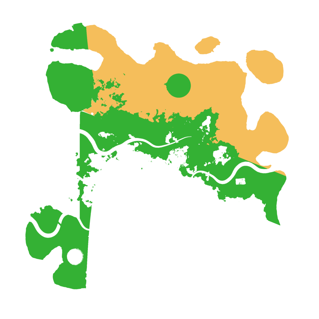 Biome Rust Map: Procedural Map, Size: 3500, Seed: 776621738