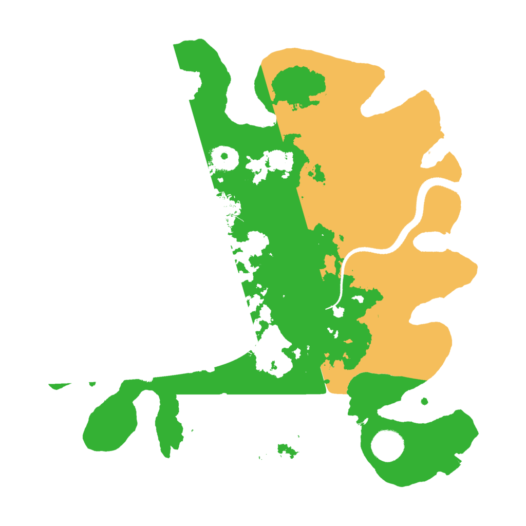 Biome Rust Map: Procedural Map, Size: 3000, Seed: 48000