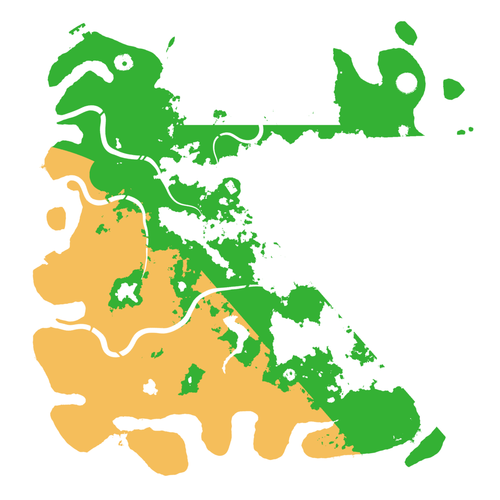 Biome Rust Map: Procedural Map, Size: 4250, Seed: 80159286