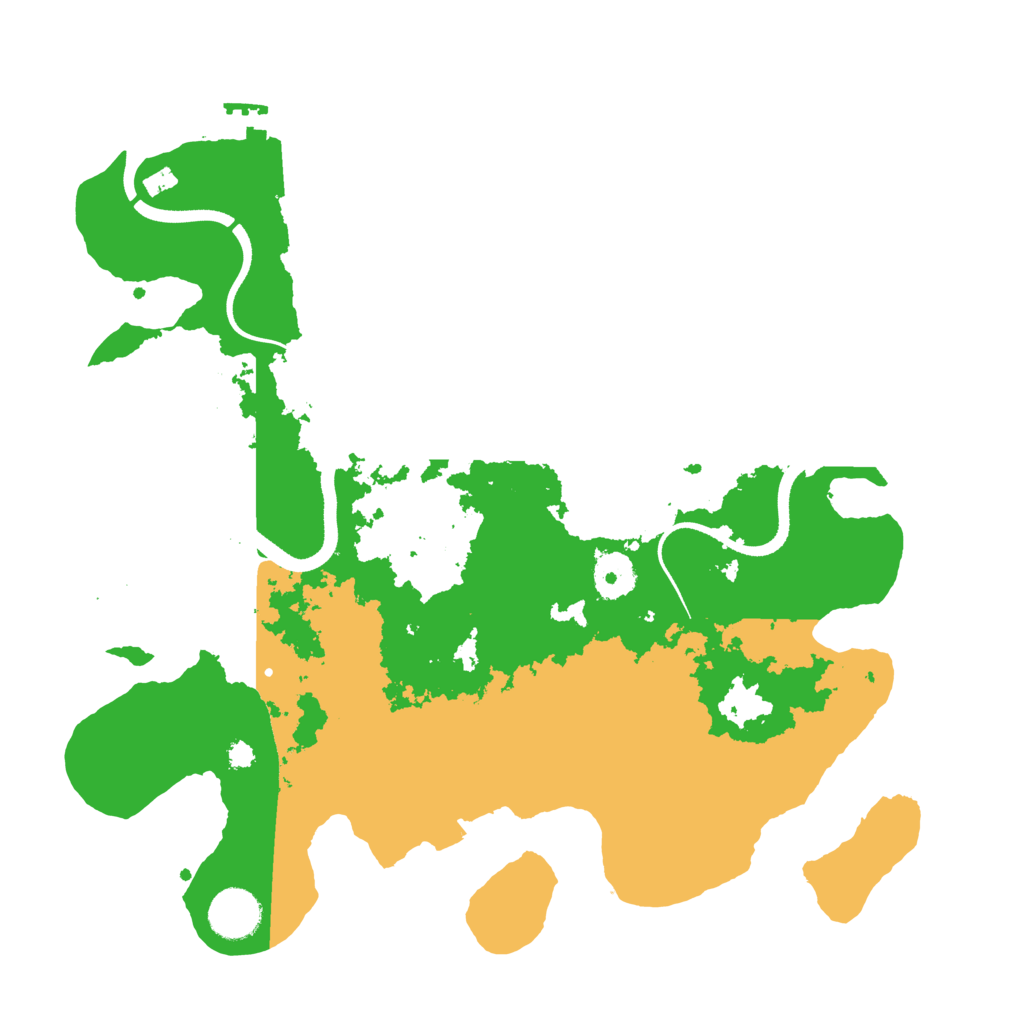 Biome Rust Map: Procedural Map, Size: 3500, Seed: 1768245003
