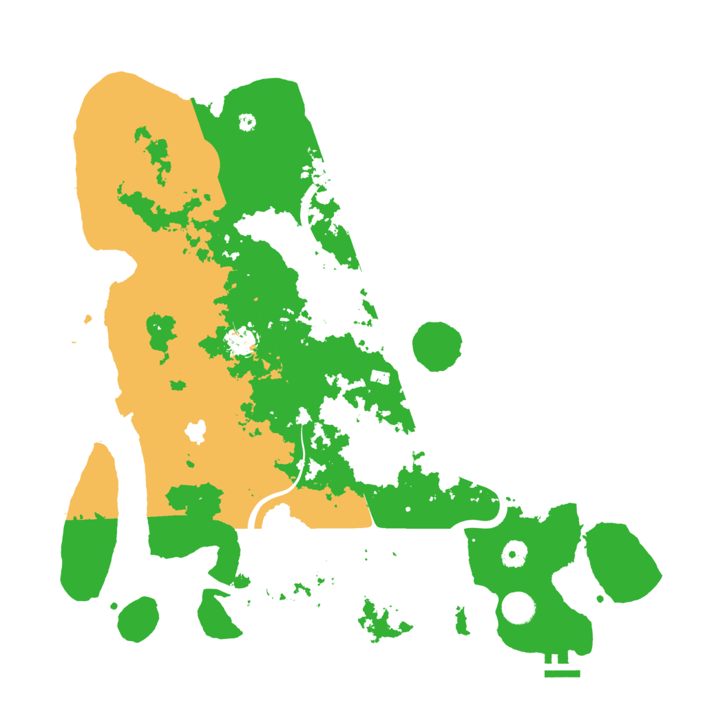 Biome Rust Map: Procedural Map, Size: 4000, Seed: 1396499641