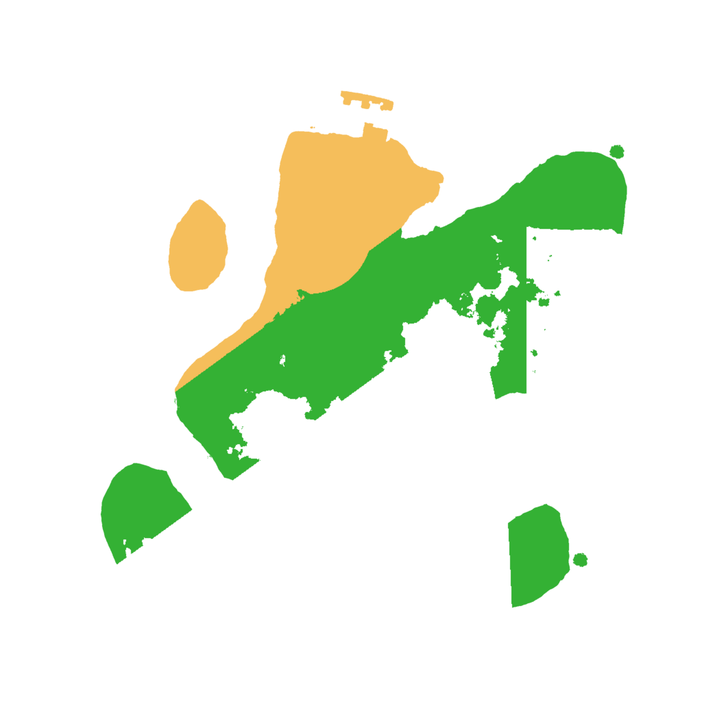 Biome Rust Map: Procedural Map, Size: 2000, Seed: 1732814535