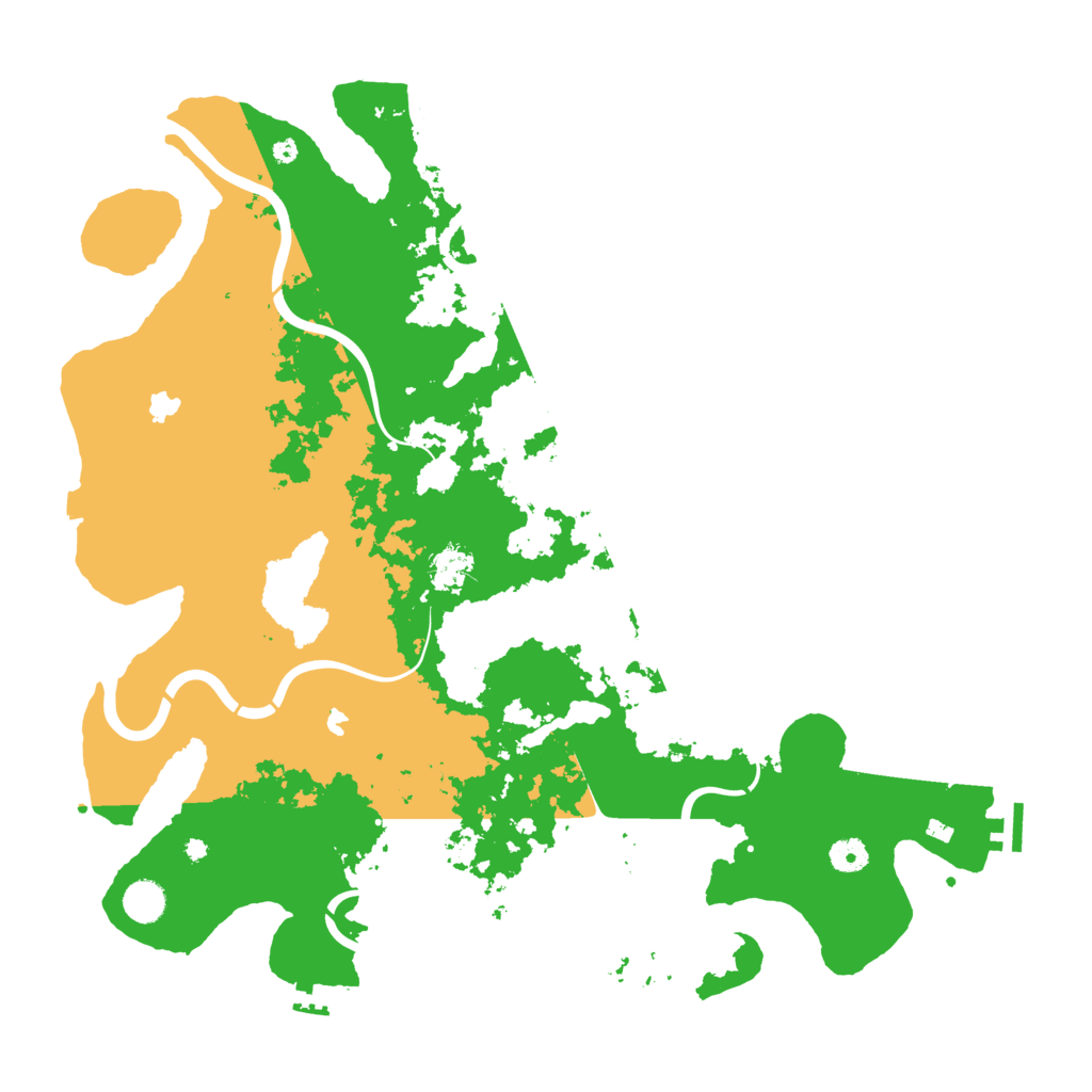 Biome Rust Map: Procedural Map, Size: 4500, Seed: 883629908