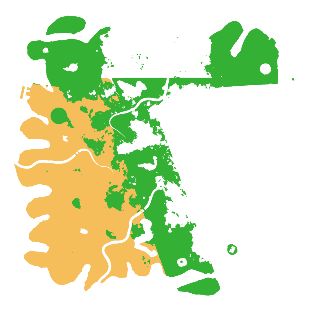 Biome Rust Map: Procedural Map, Size: 5000, Seed: 864864767