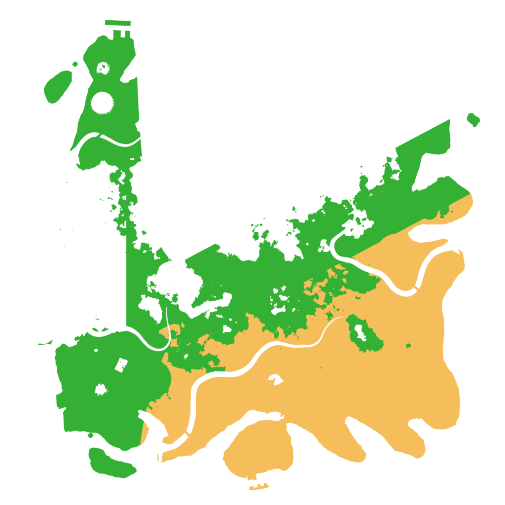 Biome Rust Map: Procedural Map, Size: 4000, Seed: 287992