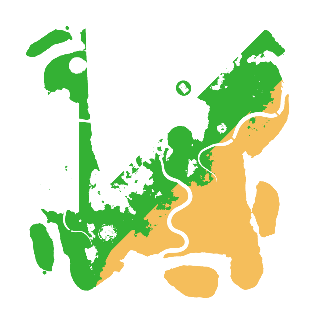 Biome Rust Map: Procedural Map, Size: 3400, Seed: 1334456