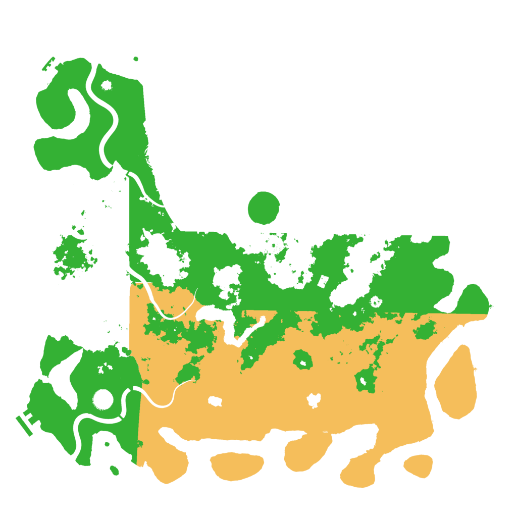 Biome Rust Map: Procedural Map, Size: 4500, Seed: 114518545
