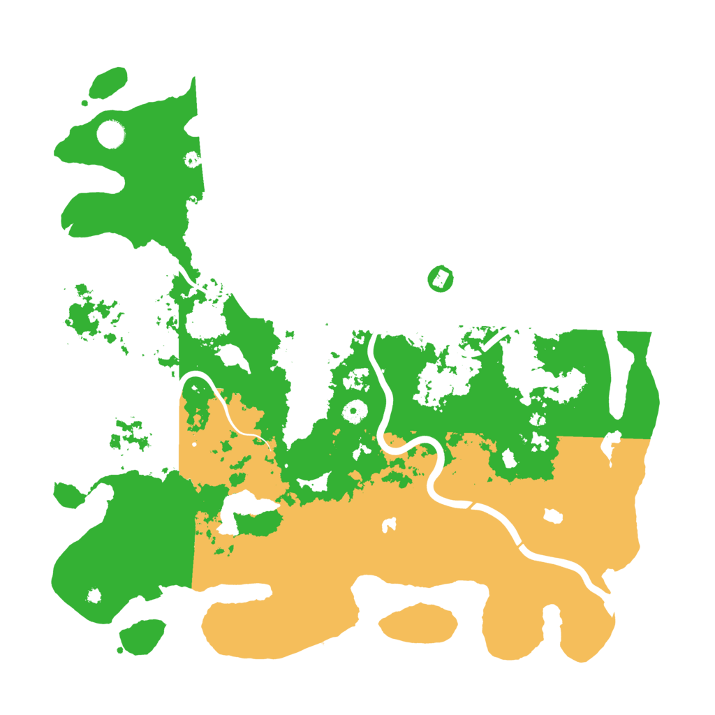 Biome Rust Map: Procedural Map, Size: 4500, Seed: 5498623
