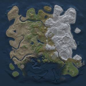 Thumbnail Rust Map: Procedural Map, Size: 4250, Seed: 1874273950, 17 Monuments