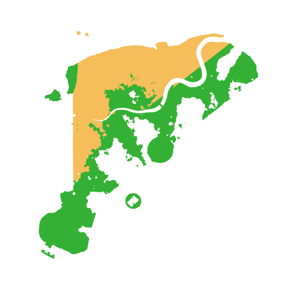 Biome Rust Map: Procedural Map, Size: 3000, Seed: 1783144728