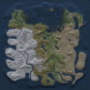 Thumbnail Rust Map: Procedural Map, Size: 4250, Seed: 475081751, 17 Monuments